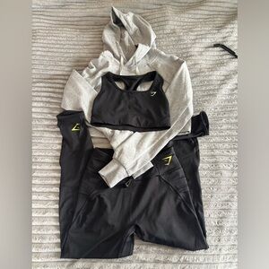 NWOT Gymshark 3 piece set small